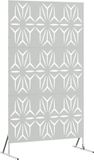 vidaXL Privacyscherm 100 x 50 x 180 cm Gegalvaniseerd staal zilver