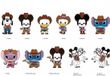 Disney Classic Western 3D Foam Bag Clips Series 72 Display (24)