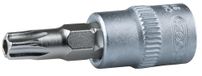 KS Tools 911.1463-E 1/4" Bit-dopsleutel Torx met boring, TB15, Hanger