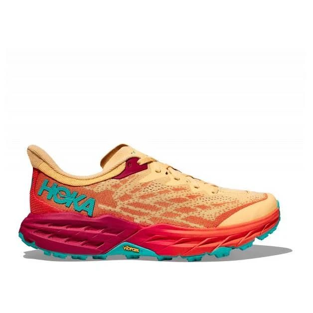 Hoka One One Speedgoat 5 - Heren Trailrunning Schoenen - Oranje/Rood - Maat 46 2/3