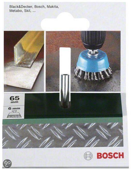 Bosch Accessoires Bosch - Komstaalborstel voor boormachines - gevlochten draad, 65 mm