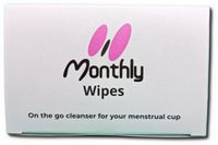 MonthlyCup Wipes - reinigingsdoekjes voor menstruatiecup - composteerbaar - 10 stuks