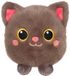 GIPSY TOYS Moko Maru Kitty pluche speelgoed - 12 cm - Taupe
