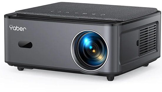 Yaber Pro U6 - Full HD Projector - 1600 ANSI Lumen - Smart - WiFi 6 - Bluetooth - Black/Grey