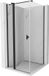 Mexen Mist T porte de douche pivotante 95 x 95 cm, transparent, noir
