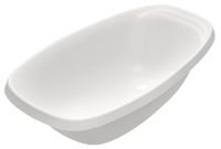Orthex Badkuip 50 l met stekker, wit, babybadje, BPA-vrij, 10 jaar garantie, 90 x 47 x 24 cm (l x b x h)