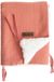 Domiva Pluizige deken - 75 x 100 cm - Katoen/Polyester - Terracotta