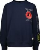 Vingino Novo Sweater Jongens Katoen Dark Blue Maat 152