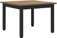 vidaXL Salontafel Artisanaal eiken 50 x 50 x 36 cm Bois travaillé