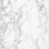 2LIF Decoratie plakfolie meubelfolie wit grijs marmer carrara 67.5 cm x 2 meter zelfklevend
