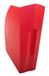 Exacompta Magazine Files Set of 3 Crimson Red Transparent