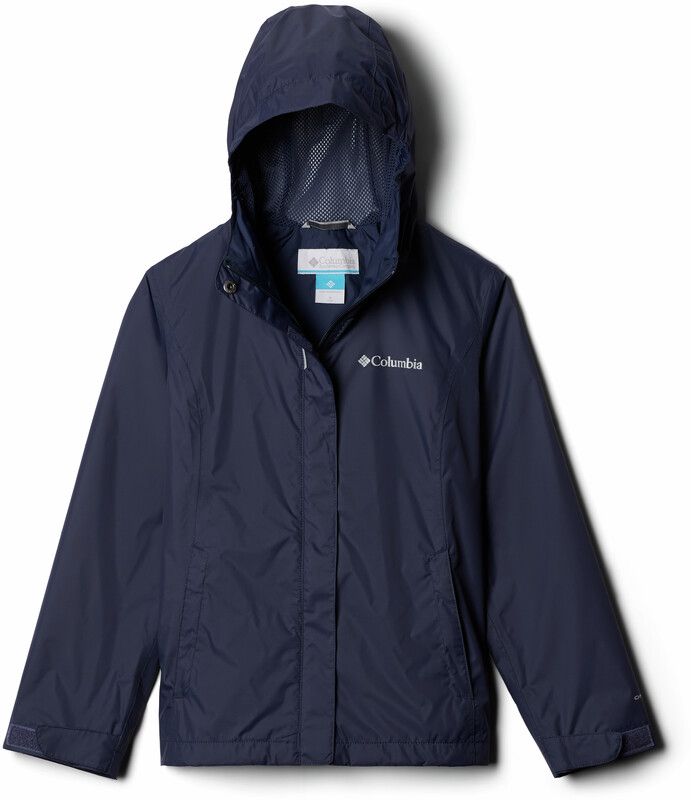 Columbia Arcadia Jacket Girls, Black XXS | 104 2022 Rain Jackets