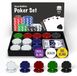 Pokerset - 110 pokerchips - Texas Hold'em - 2-5 spelers - Compact