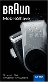Braun MobileShave PocketGo M90 - Scheerapparaat - Blauw/Zilver