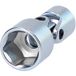 KS Tools 917.2423 Clé à douille 1/4", hexagonale avec articulation, 8mm