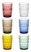 Guzzini VANITY Set de 6 gobelets hauts, 480 ml, Couleurs assorties