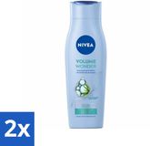 NIVEA Shampoo Volumizing Care - Strengthening - 2 x 250 ml