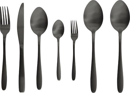 Studio Tavola Bestekset - Classic - Zwart - 42-delig / 8 personen