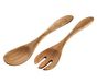 Cilio 0000182125 saladebestek exclusief 30 cm, hout, zilver