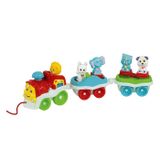 Clementoni 17848 3-In-1 Dierentrein Trekspeelgoed