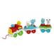 Clementoni 17848 3-In-1 Dierentrein Trekspeelgoed