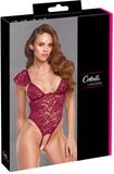 Cottelli - body en dentelle avec perles (rouge) - L