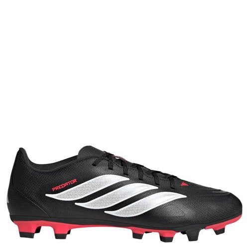 adidas Performance Predator Club FG/MG senior voetbalschoenen - zwart/wit/rood