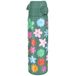 ION8 Lichtgewicht Stalen Waterfles, 600 ml/20 oz, Zonder Isolatie, Lekvrij, Makkelijk te Openen, Veilige Vergrendeling, Vaatwasserbestendig, Hygiënische Flipcover, Draaggreep, Duurzaam, Bloemen