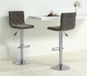 Maison Exclusive - Lot de 2 tabourets de bar en velours gris foncé
