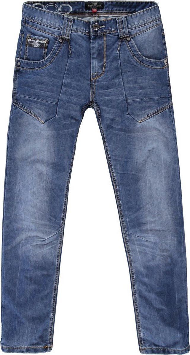 Cars Jeans Heren BEDFORD 601 Regular Comfort Stretch Stone Wash Used - Maat 38/32