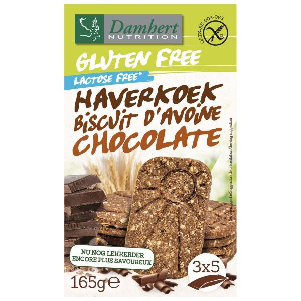 Damhert Gluten Free Oat Cookies Chocolate