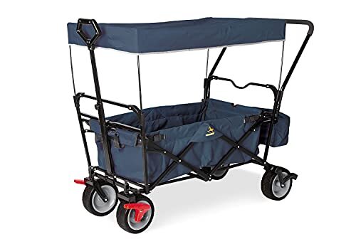 Pinolino Bolderwagen Inklapbaar Paxi dlx Comfort met remmen marineblauw