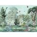 LUMALÉA Papier Peint Panoramique Jardin Oiseaux