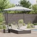 Prolenta Maison Exclusive Parasol, zand, 249 x 249 x 250 cm, polyester en aluminium