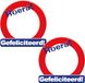 Paperdreams Hulde stopbord blanco - 2x - rond - 50 x 50 cm - karton - zelf beschrijven - feestartikelen verjaardag