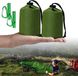 Nood Slaapzak - 2 Stuks - Nooddeken - Waterdichte Overlevingsdeken - 210x90cm - PE - Reddingsdeken - Isolatiedeken - Survival Slaapzak - Noodtent - Vert