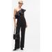 Karl Lagerfeld Combinaison de soirée à volants Noir Taille : 44
