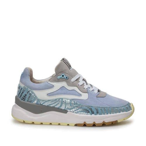 Floris van Bommel Treni 01.01 leren sneakers lichtblauw