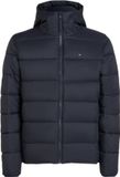Tommy Hilfiger Heren MID GEWICHT HOODED JAS MW0MW41983 Andere Jassen, Blauw, 3XL, Blauw (Woestijnhemel), 3XL grote maten