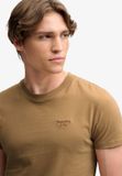 Superdry Essential Serif Logo T-shirt Heren L Bronsbruin/Donker brons