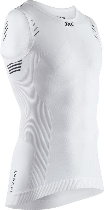 X-BIONIC Invent LT Tri Top Singlet Heren - arctic white/opal black