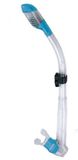 Cressi Dry Duik Snorkel Transparant, Blauw
