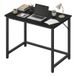 JOYFURNOS Bureau d'ordinateur, pour bureau à domicile, chambre, 80 x 50 x 76 cm, noir
