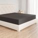 Amazon Basics Microvezel hoeslaken, zwart, 200 x 200 x 30 cm