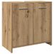 vidaXL Armoire de lavabo 60x33x60 cm bois traité chêne artisanal