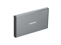 Natec Rhino GO Boîtier pour disque dur/SSD Gris 2.5