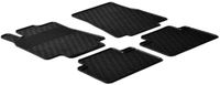 Gledring Rubbermatten Mercedes A-Klasse W169 2004- / B-Klasse W245 2005- (G profiel 4-delig + montageclips)