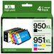 HP Cartouches couleur 950XL, 951XL, multipack pour Officejet Pro (4-pack)