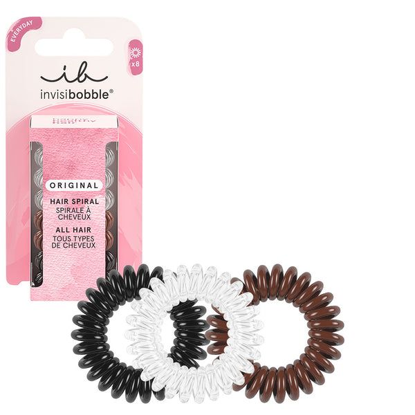 invisibobble Original The Hair Necessities - Hair ribbon - Black - 8 pieces