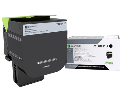 Lexmark 71B0H10 Toner Cartridge Zwart